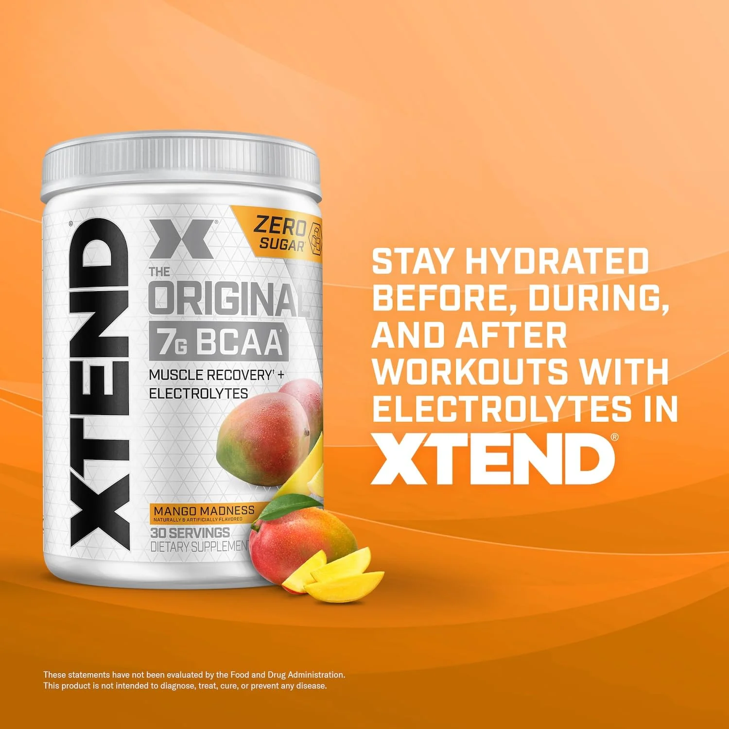 Xtend XTEND Original BCAA Powder 7g BCAA and 2.5g L-Glutamine, Sugar Free Post Workout Muscle Recovery Drink with Amino Acids for Men & Women, 30 Servings - Image 3