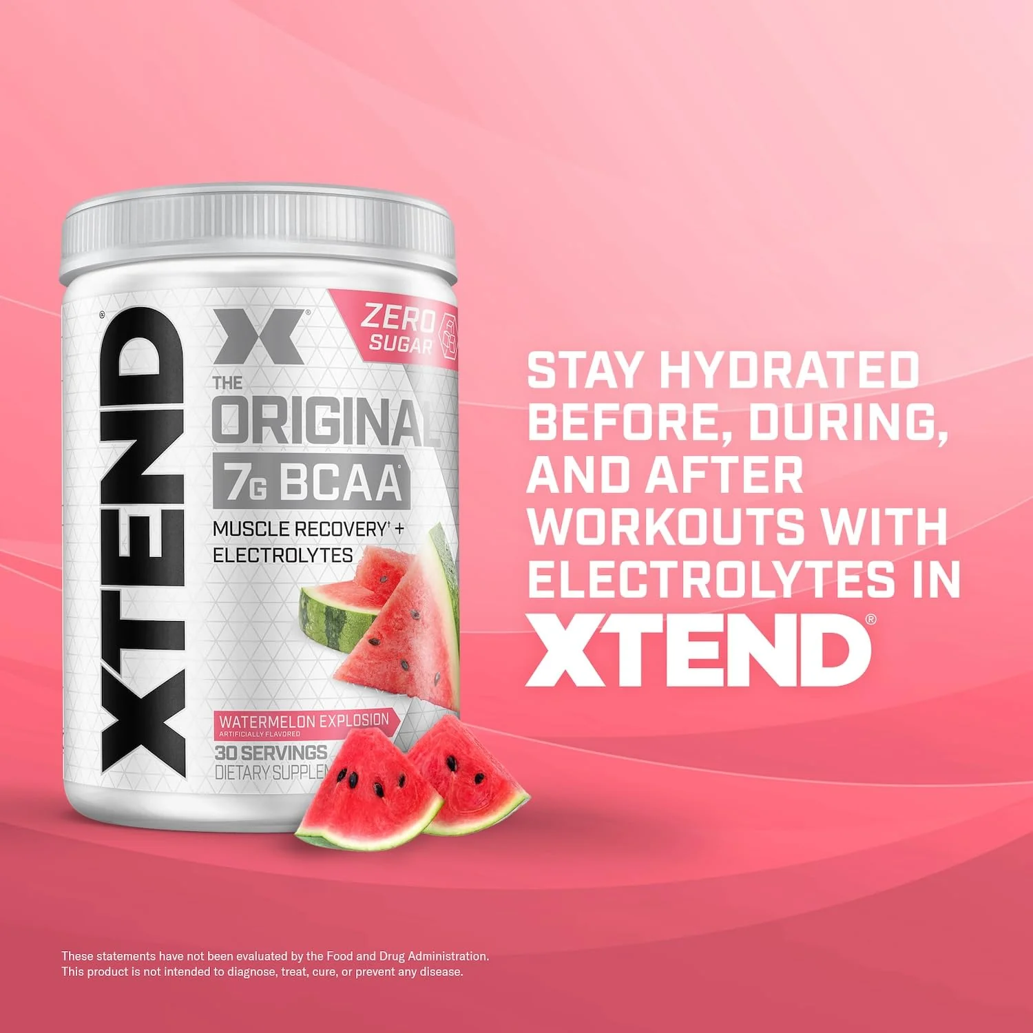 Xtend XTEND Original BCAA Powder 7g BCAA and 2.5g L-Glutamine, Sugar Free Post Workout Muscle Recovery Drink with Amino Acids for Men & Women, 30 Servings - Image 3