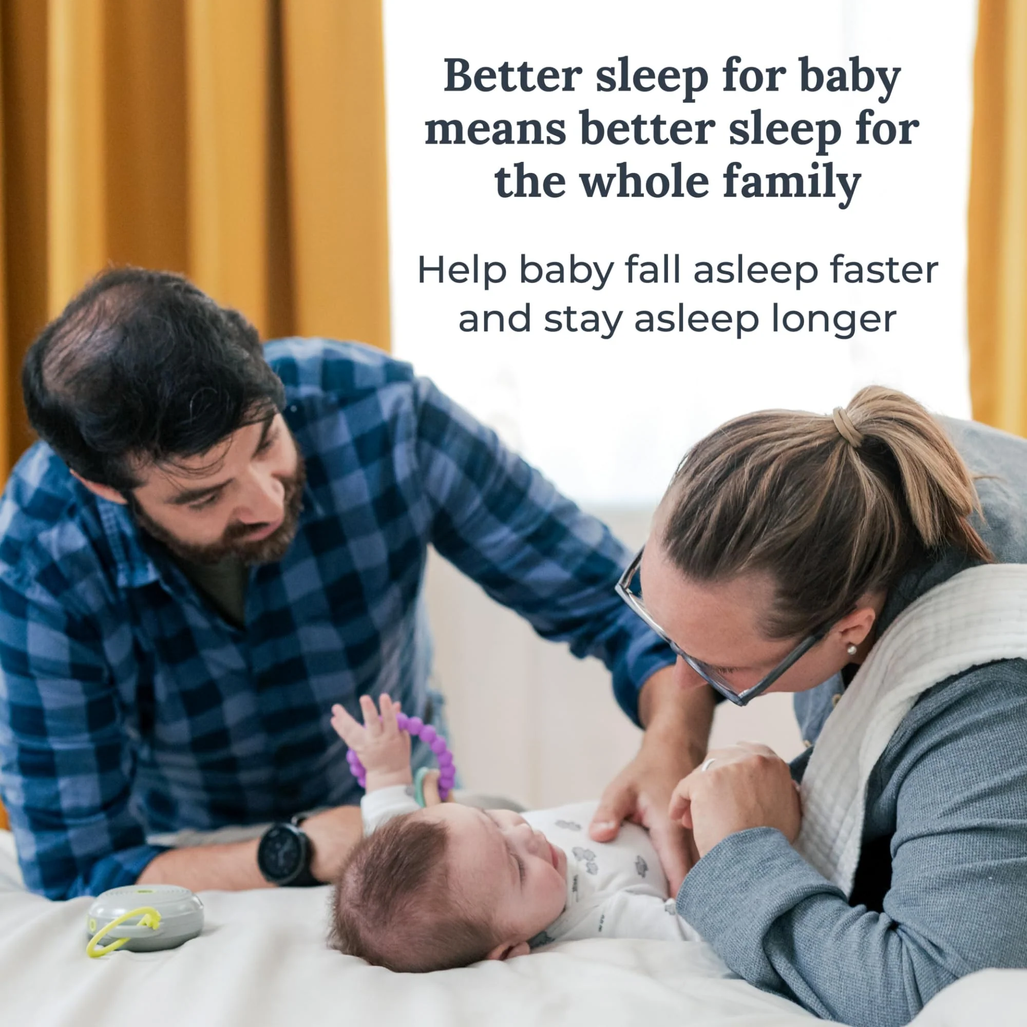 Yogasleep Hushh Portable White Noise Sound Machine for Baby, 3 Soothing Natural Sounds with Volume Control, Compact Size, Noise Canceling for Sleep Aid, Office Privacy, & Meditation, Registry Gift - Image 3