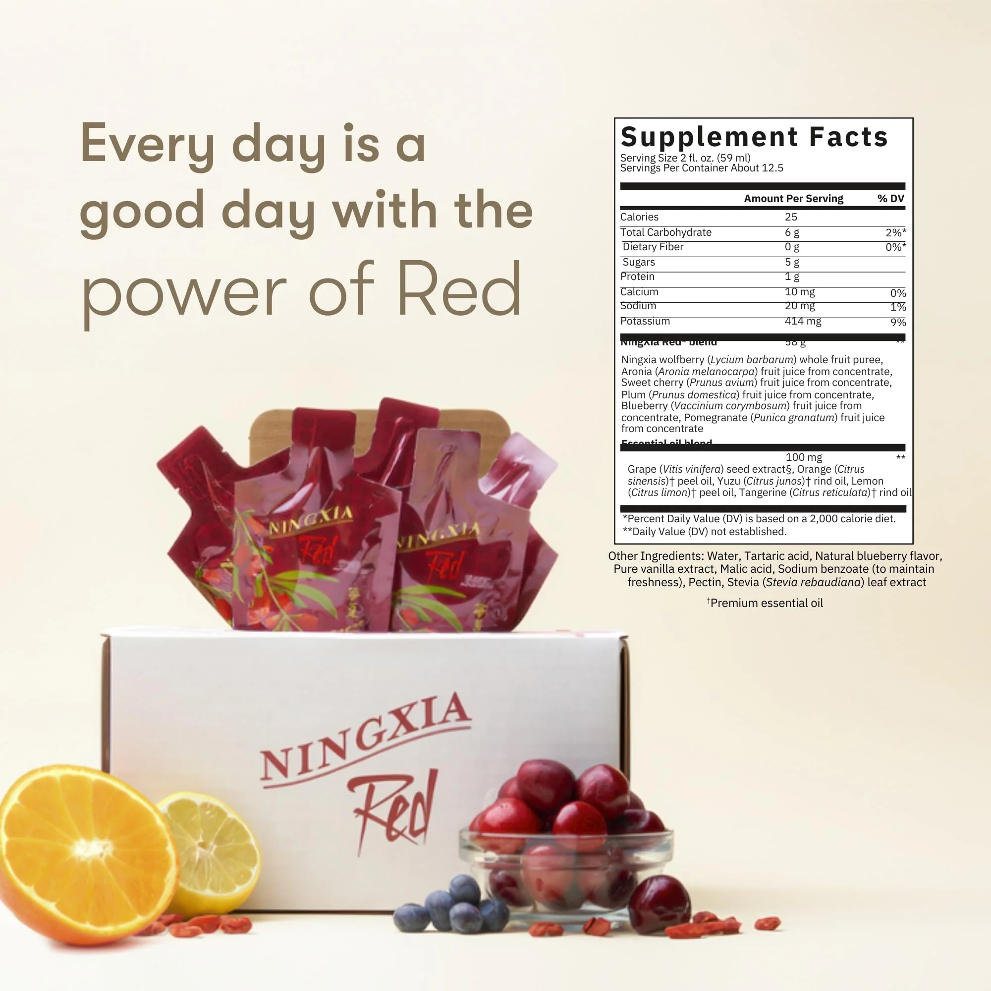 Young Living Ningxia Red Supplement - Fortify & Revitalize - 30 Pack, 2 fl oz Each - Image 2
