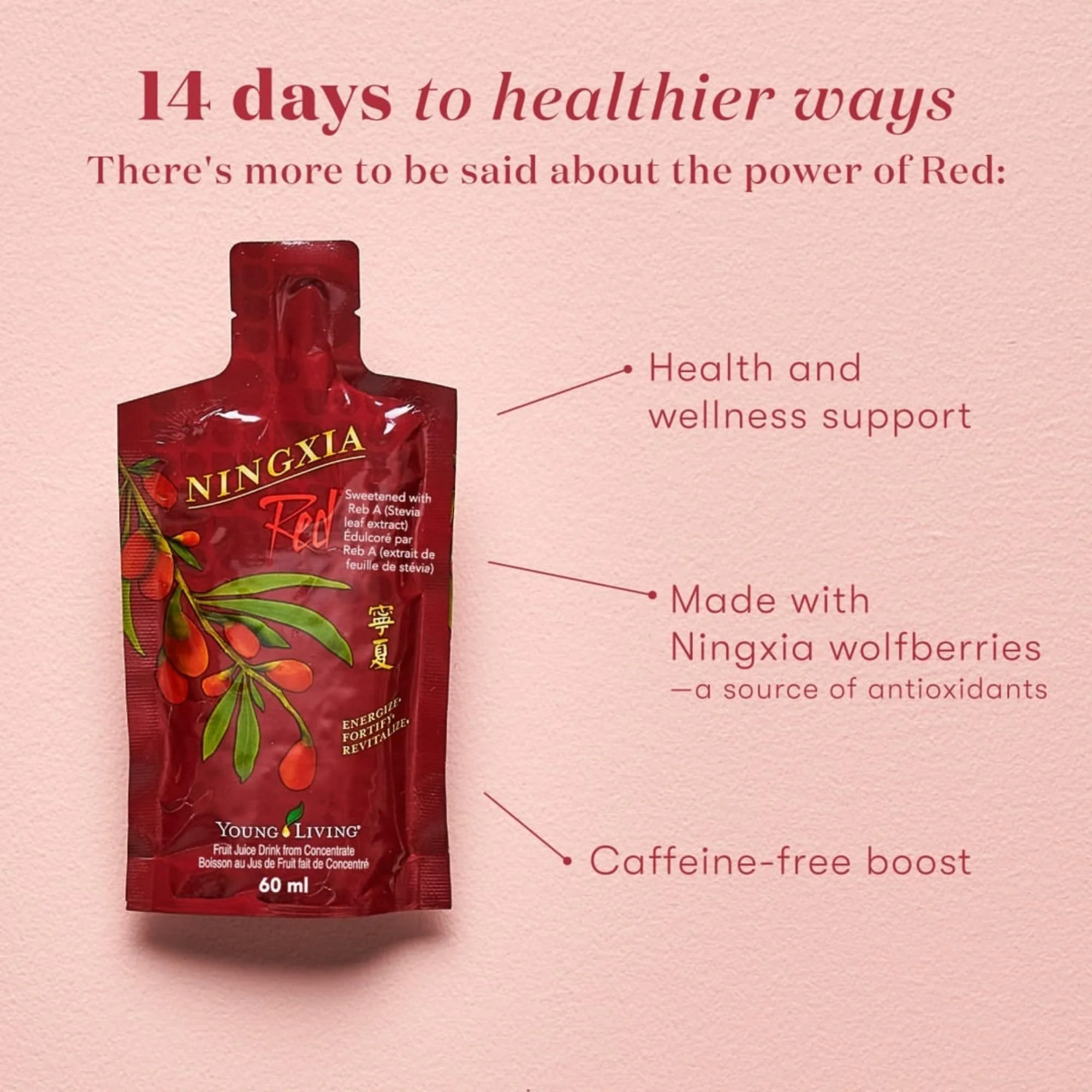 Young Living Ningxia Red Supplement - Fortify & Revitalize - 30 Pack, 2 fl oz Each - Image 3