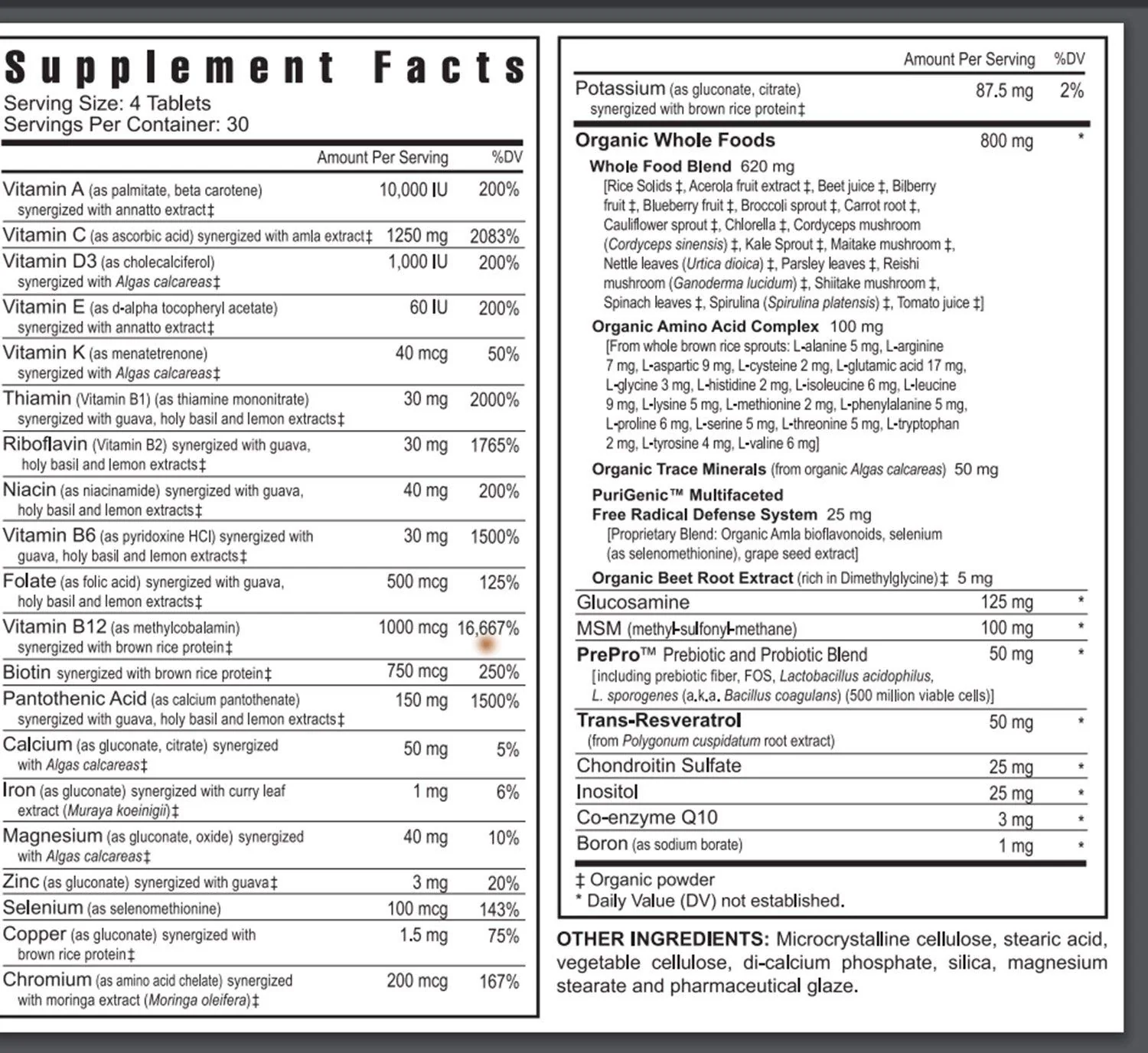Youngevity Beyond Tangy Tangerine 2.0 Multi-Vitamin & Mineral Complex - Made with Natural & Whole Foods | 160,000 ORAC | 120 Tablets - 3-Pack - Image 3