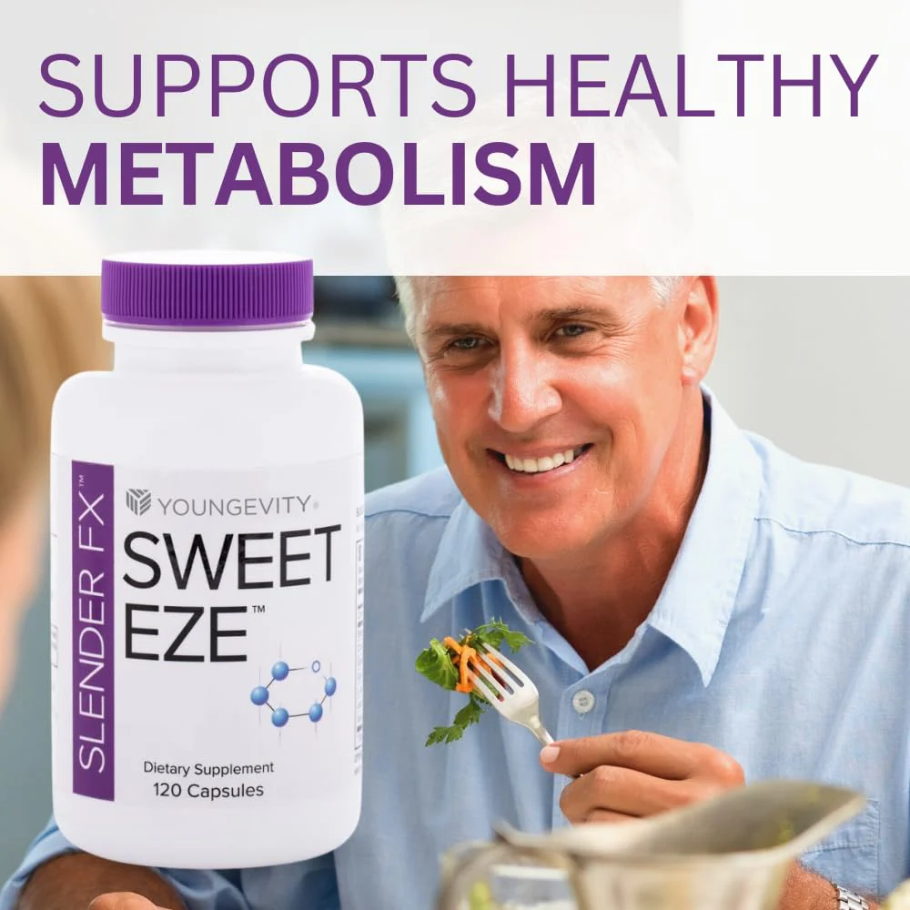 Youngevity Slender FX Sweet EZE - 4 Pack 120 Capsules per Bottle… - Image 3