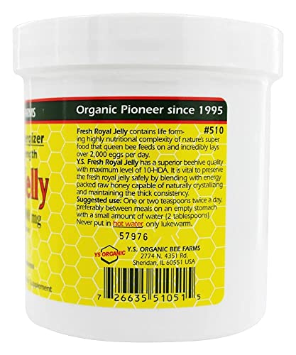 YS Royal Jelly/Honey Bee - Royal Jelly In Honey Ultra Strength, 21 oz gel - Image 2