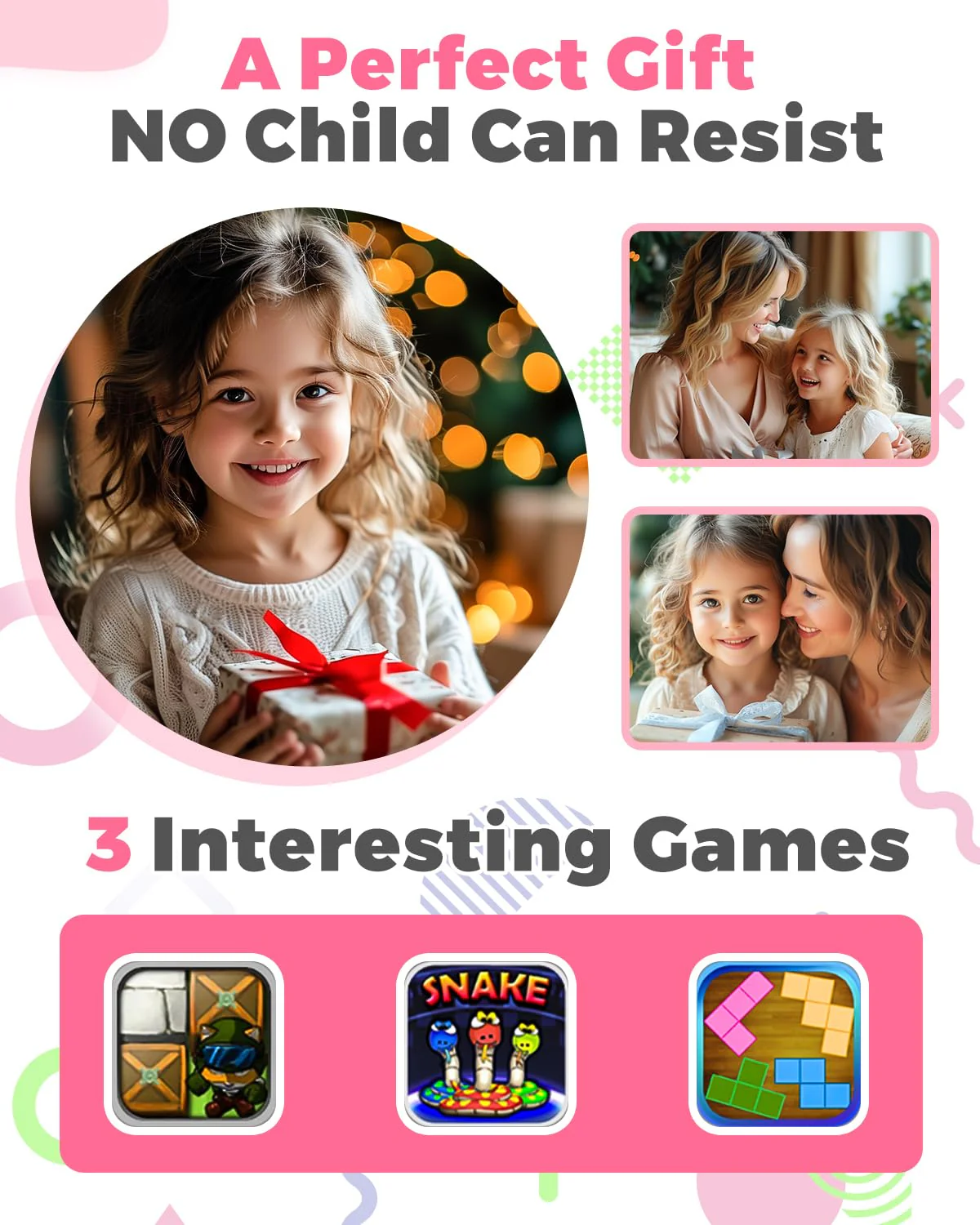 YTETCN Instant Print Camera for Kids 3-12 Years - Kids Camera with 32G SD Card & 3 Rolls Paper, 48MP Photo & 1080P Video, Christmas Birthday Gifts for Toddler Girls Boys - Image 2