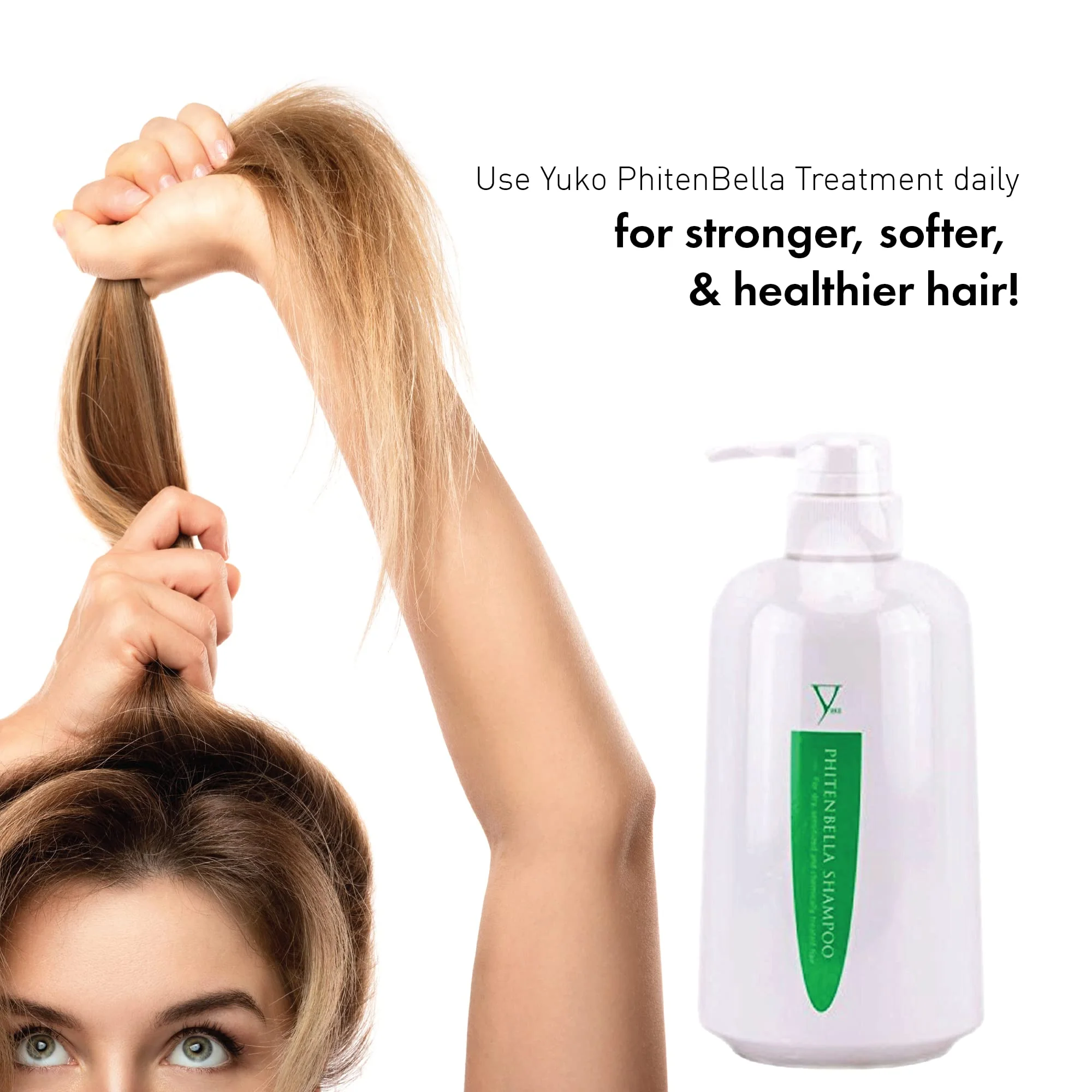 (Yuko PhitenBella Management for Damaged Hair - Hair Care Product w/ Jojoba Oil & Keratin, 24.7 Ounces) - Image 3