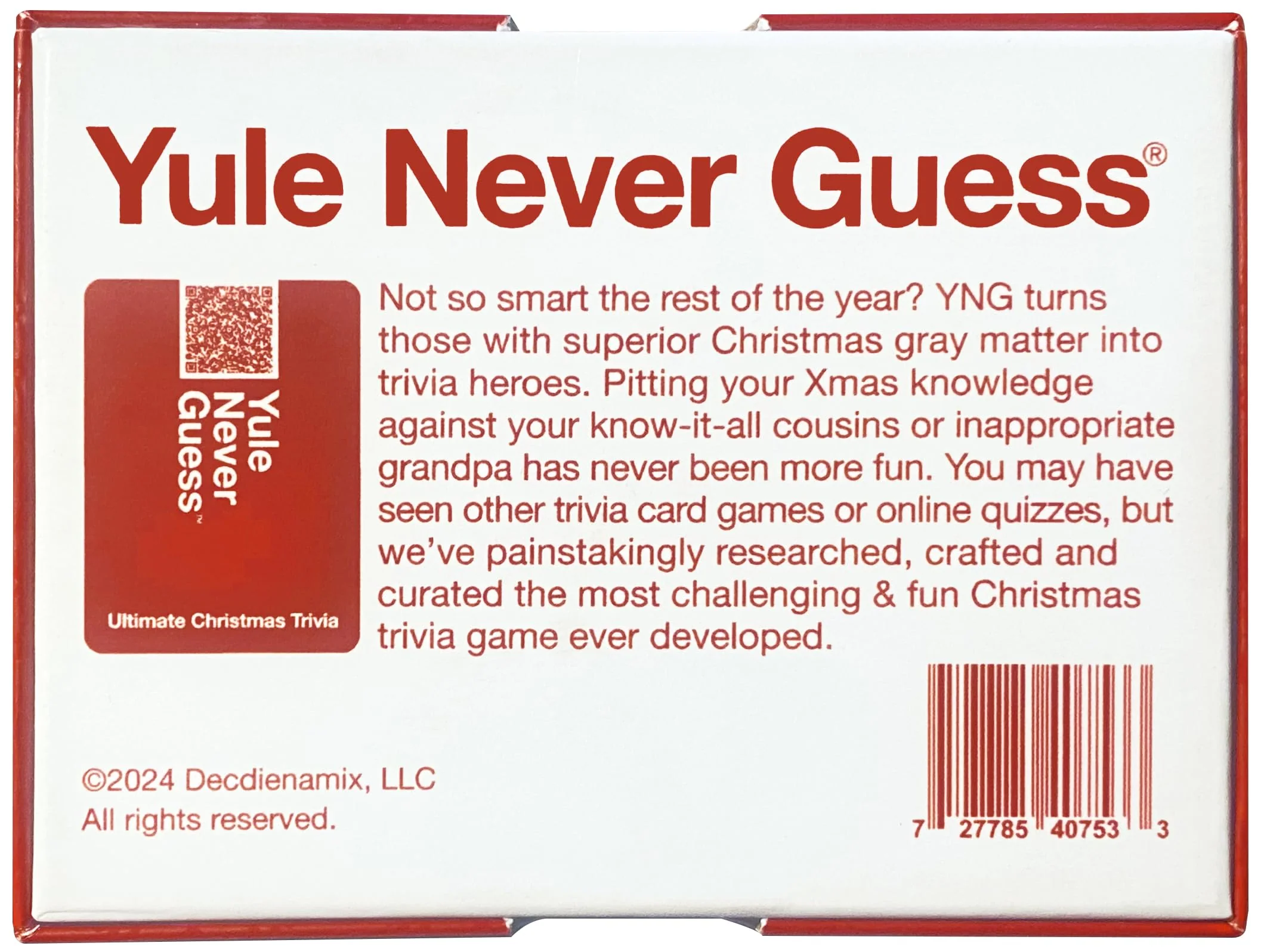 Yule Never Guess Christmas Trivia Game - Christmas Games for Family Party - Christmas Games - Christmas Family Games - Image 5