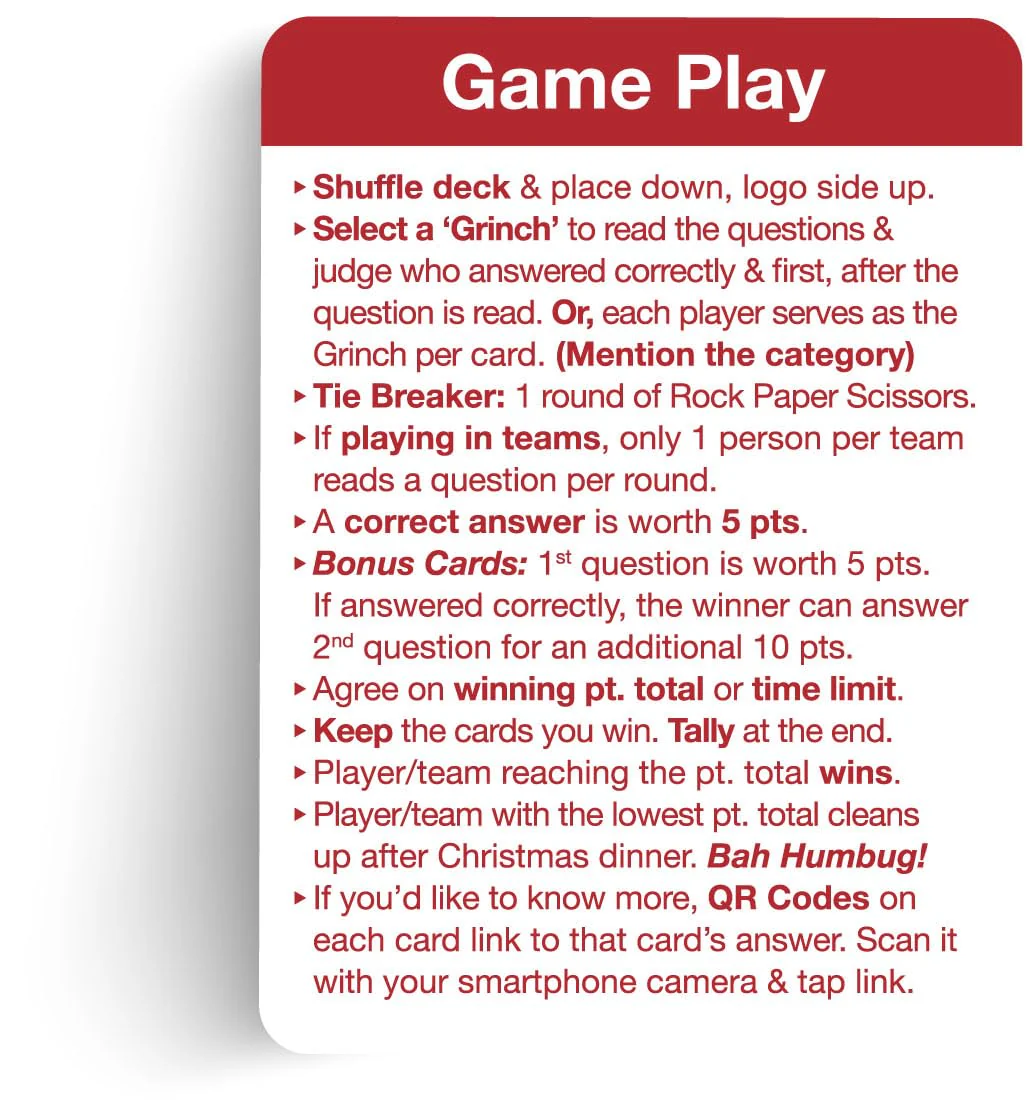 Yule Never Guess Christmas Trivia Game - Christmas Games for Family Party - Christmas Games - Christmas Family Games - Image 6