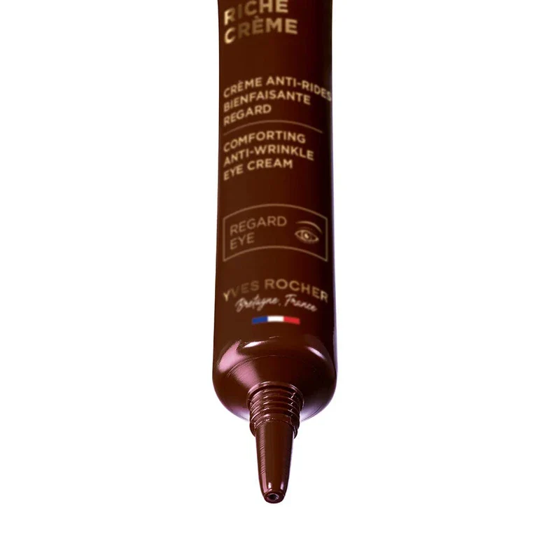 Yves Rocher RICHE CREME Anti-Wrinkle Pampering Eye Care Nourishing Eye Cream for Wrinkles & Tear Bags 1 x Tube 14 ml - Image 4