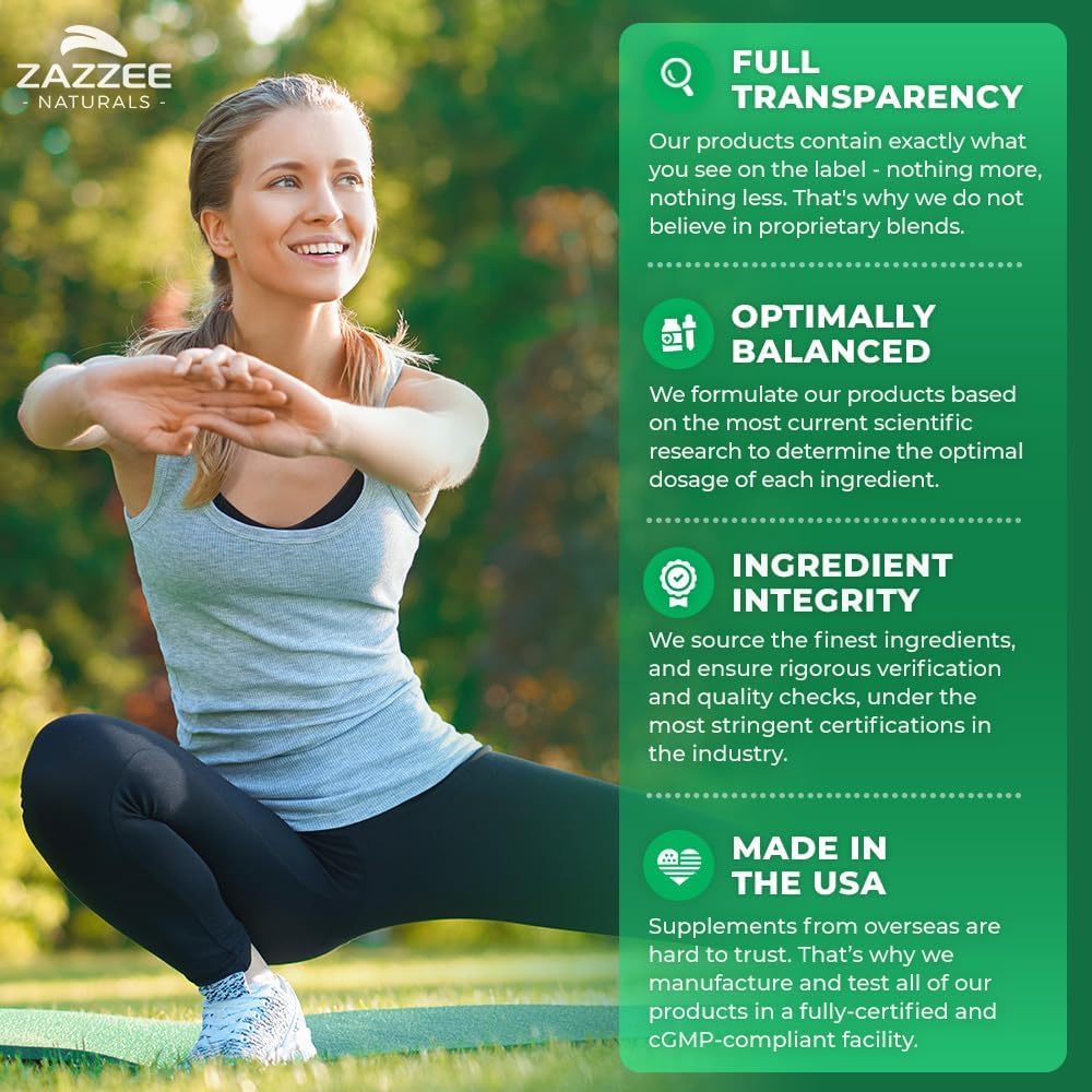 Zazzee Extra Strength Mullein 10:1 Extract, 3000 mg Strength, 180 Vegan Capsules, 6 Month Supply, Standardized 10X Extract, 100% Pure Leaf Powder, All-Natural and Non-GMO, Made in The USA - Image 5