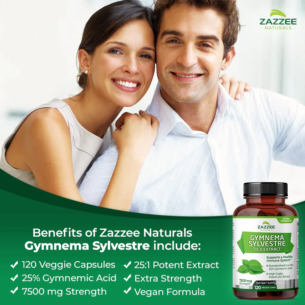Zazzee Organic Gymnema Sylvestre 25:1 Extract, 7500 mg Strength, 25% Gymnemic Acid, 120 Vegan Capsules, 4 Month Supply, Standardized and Concentrated 25X Extract, All-Natural and Non-GMO - Image 9