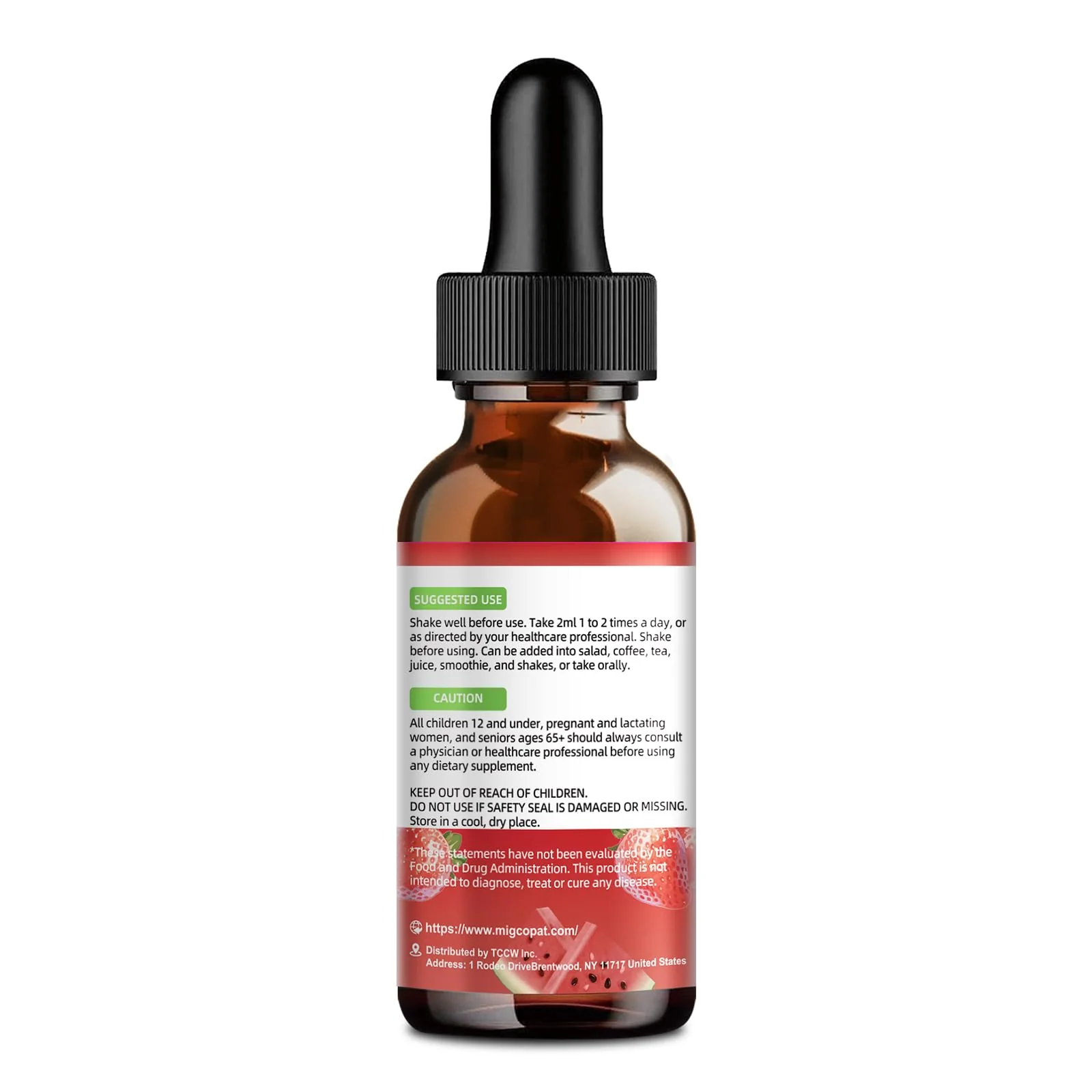 Zeolite Detox Liquid Drops 2 Pack(60ml Each), Zeolite Drops with B12, D3 & Vitamin C – Pure Body Cleanse Support for Heavy Metals, Natural Zeolite Formula, Strawberry Watermelon Flavor, 120ml - Image 2