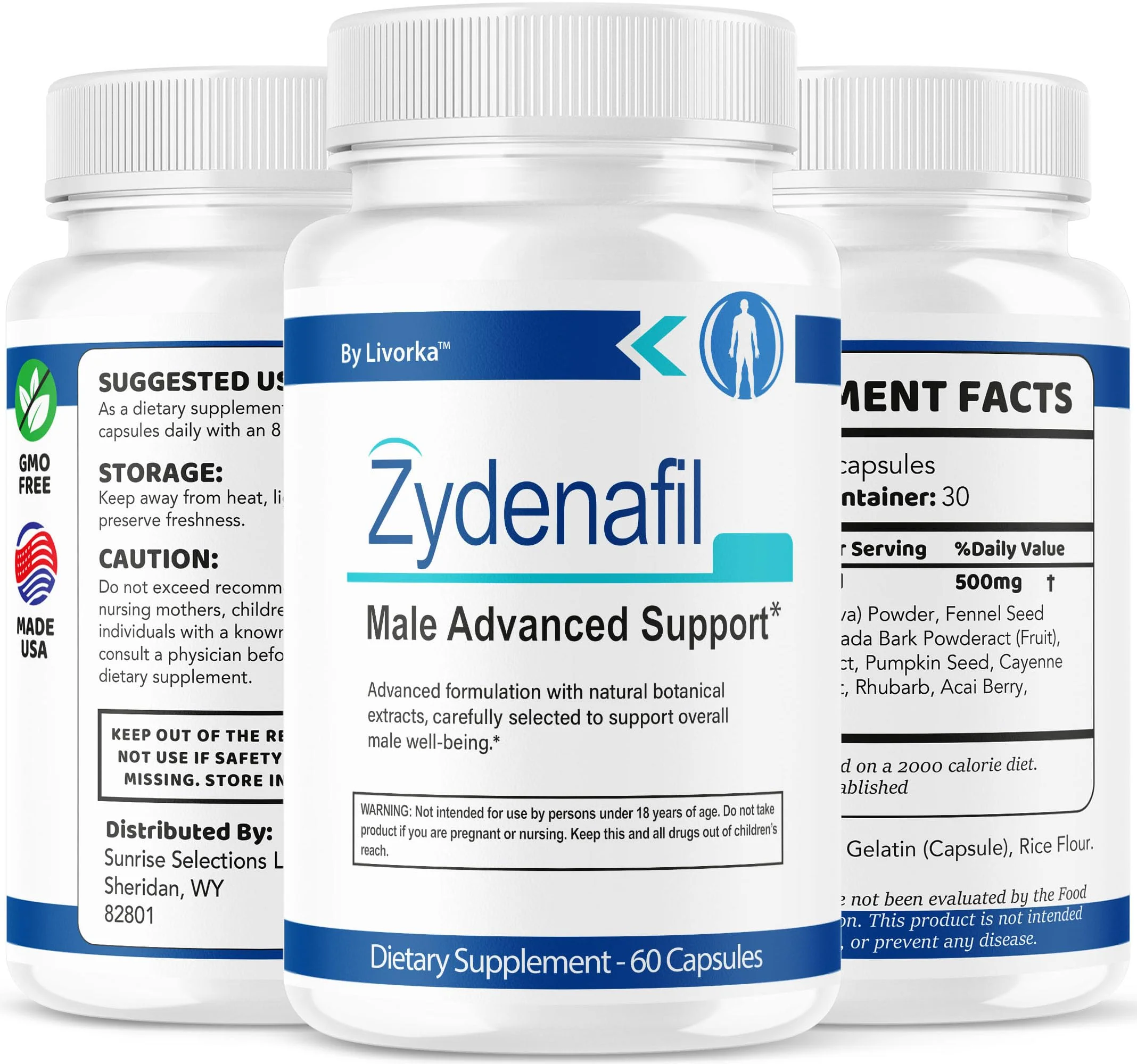 Zydenafil, Zydenafil Pills for Men, Zydenafil Pills for Men Advanced Formula, Zydenafil Pills, Zydenafil Supplement Support - All Natural Pills, Zydenafil Advanced Formula, 60 Capsules for 1 Month - Image 2