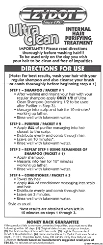Zydot Ultra Clean Detox Shampoo Kit for Detoxing, Clear And Cleanse Your Hair follicle. Near Instant Cleansing, Toxin Removal And Detox Of Hair Follicle - Image 5