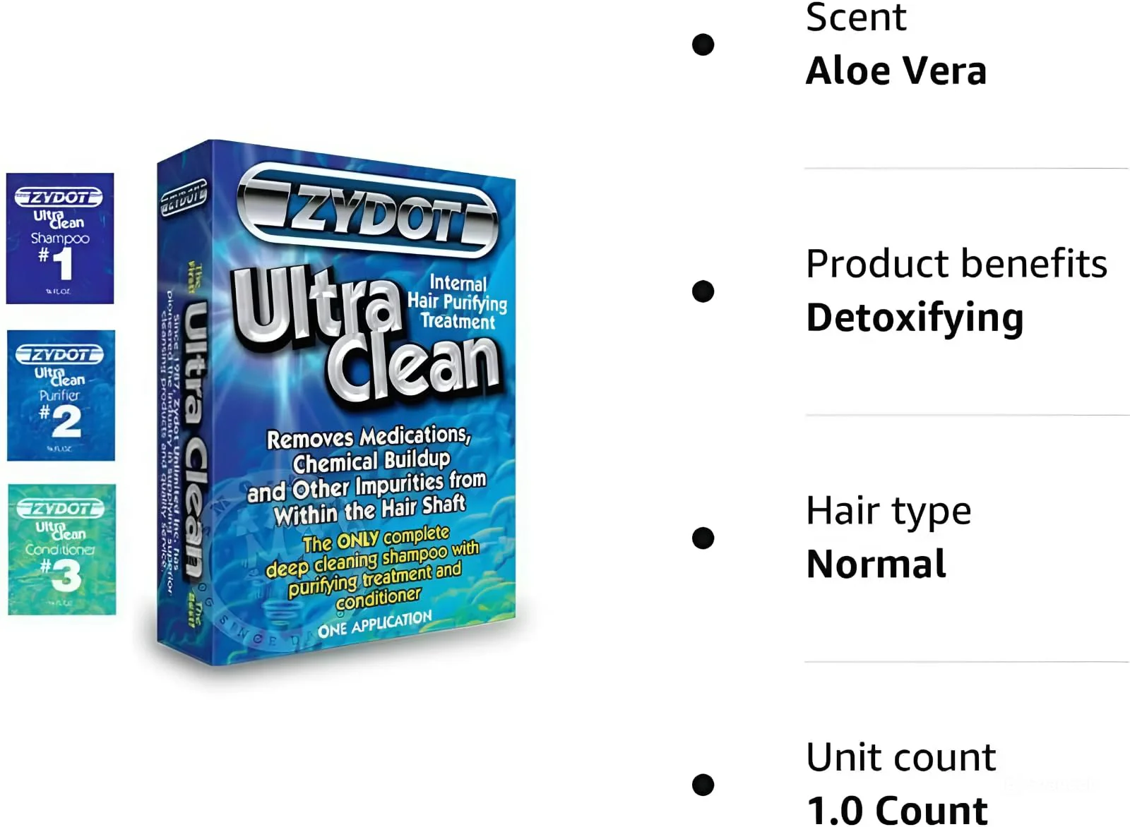 Zydot Ultra Clean Hair Detox Shampoo & Conditioner Kit, Removes Medications, Chemical Buildup & Impurities, Deep Cleansing Shampoo with Purifier & Conditioner for Hair Shaft Detox - Image 5